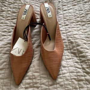 Brand new Zara sling back shoe size 9
